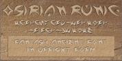 Osirian Runic Upright font download
