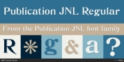 Publication JNL font download