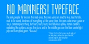 No Manners font download