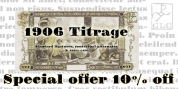 1906 Titrage font download
