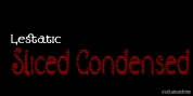 Lestatic Sliced Condensed font download