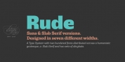 Rude ExtraCondensed font download