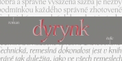 P22 Dyrynk font download