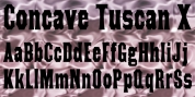 Concave Tuscan X font download