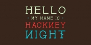Hackney Night font download