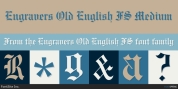 Engravers Old English FS font download
