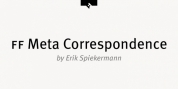FF Meta Correspondence Pro font download