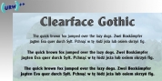 Clearface Gothic font download
