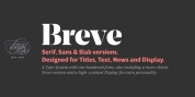 Breve News font download