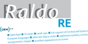 Raldo RE font download