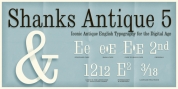 Shanks Antique 5 AOE Pro font download
