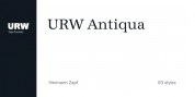 URW Antiqua font download