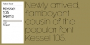 Kessel 105 Remix font download