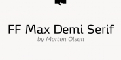 FF Max Demi Serif font download