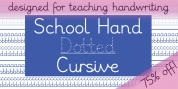 School Hand font download