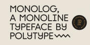 Monolog font download