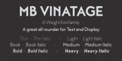MB Vinatage font download