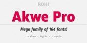 Akwe Pro font download