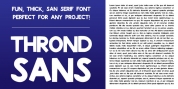 Thrond SANS font download