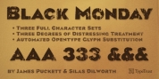 Black Monday font download