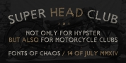 Super Head Club font download