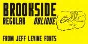 Brookside JNL font download