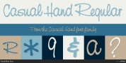 Casual Hand font download