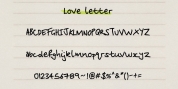 Love Letter font download