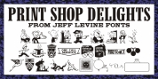 Print Shop Delights JNL font download