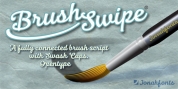 Brush Swipe font download