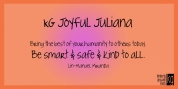 KG Joyful Juliana font download