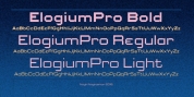 Elogium Pro font download