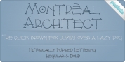 Montreal Architect Px font download