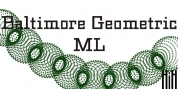 Baltimore Geometric font download