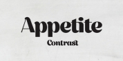 Appetite Contrast font download
