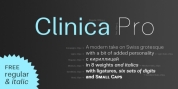 Clinica Pro font download