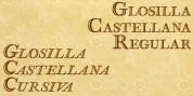 Glosilla Castellana font download