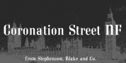 Coronation Street NF font download