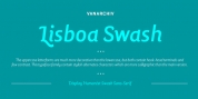 Lisboa Swash font download
