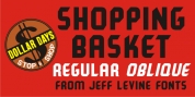 Shopping Basket JNL font download