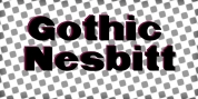 Gothic Nesbitt font download