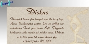 Diskus font download