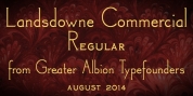 Landsdowne Commercial font download