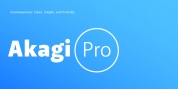 Akagi Pro font download