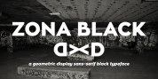 Zona Black font download