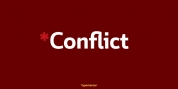Conflict font download