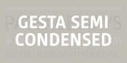 Gesta Semi Condensed font download