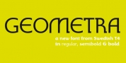 Geometra font download