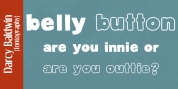 DJB Belly Button font download