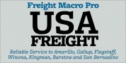 Freight Macro Pro font download